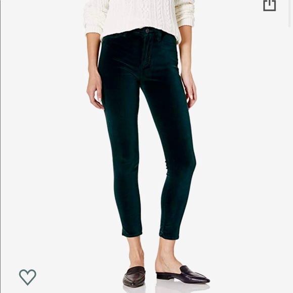 Hudson Jeans Denim - Hudson Jeans Barbara Green Velvet Jean